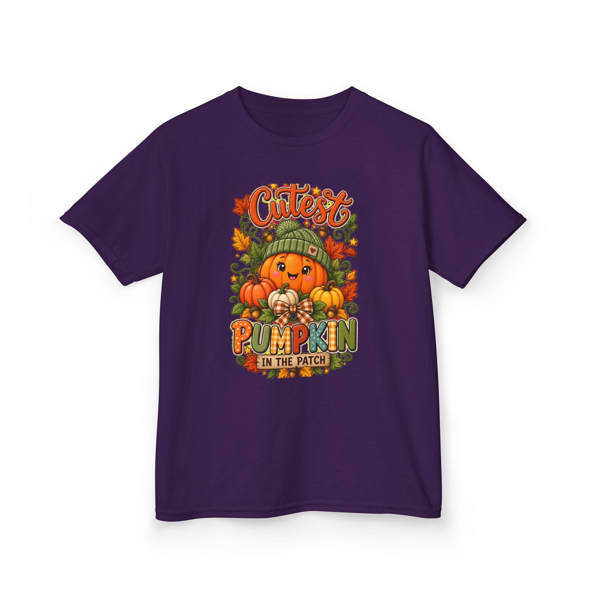 Kids "Cutest Pumpkin in the Patch" Tee — Fall Halloween Shirt for Toddlers