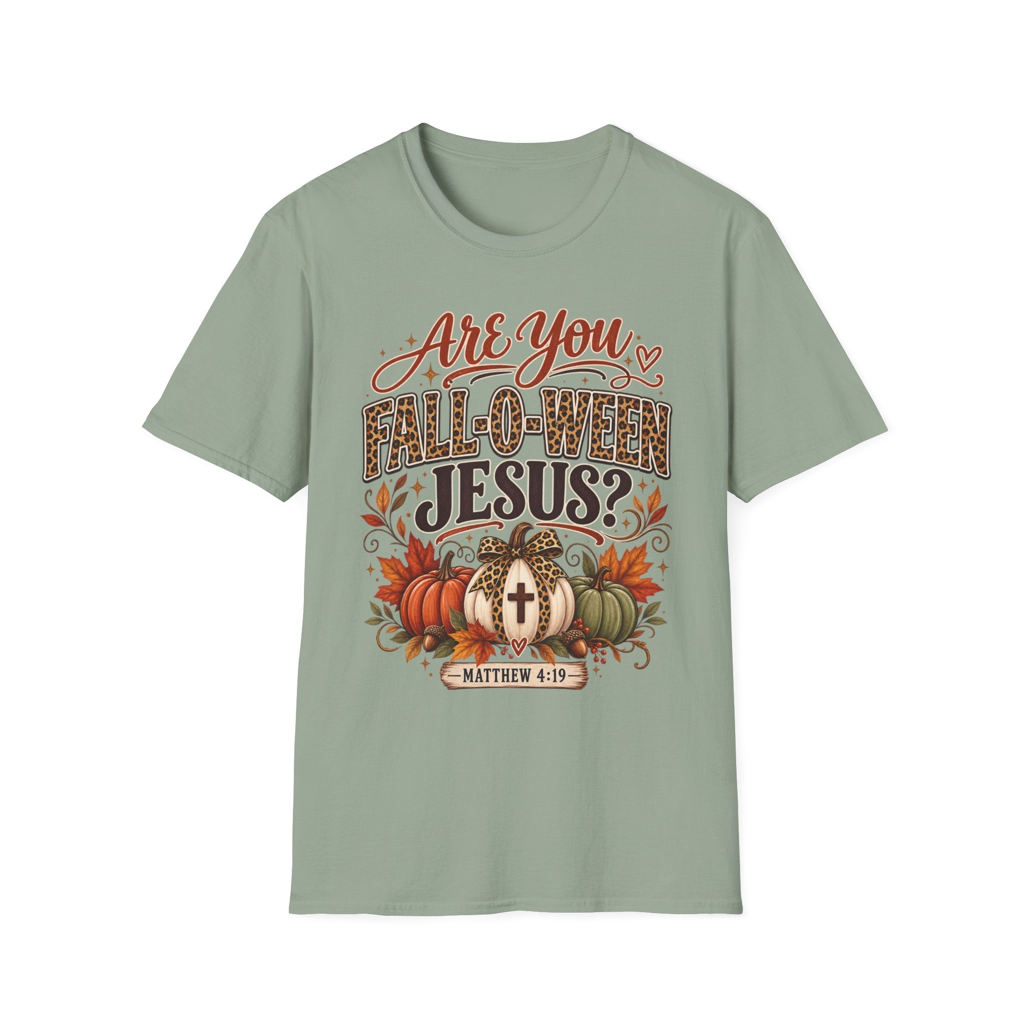 Are You Fall-O-Ween Jesus? T-Shirt — Christian Halloween Fall Graphic Tee