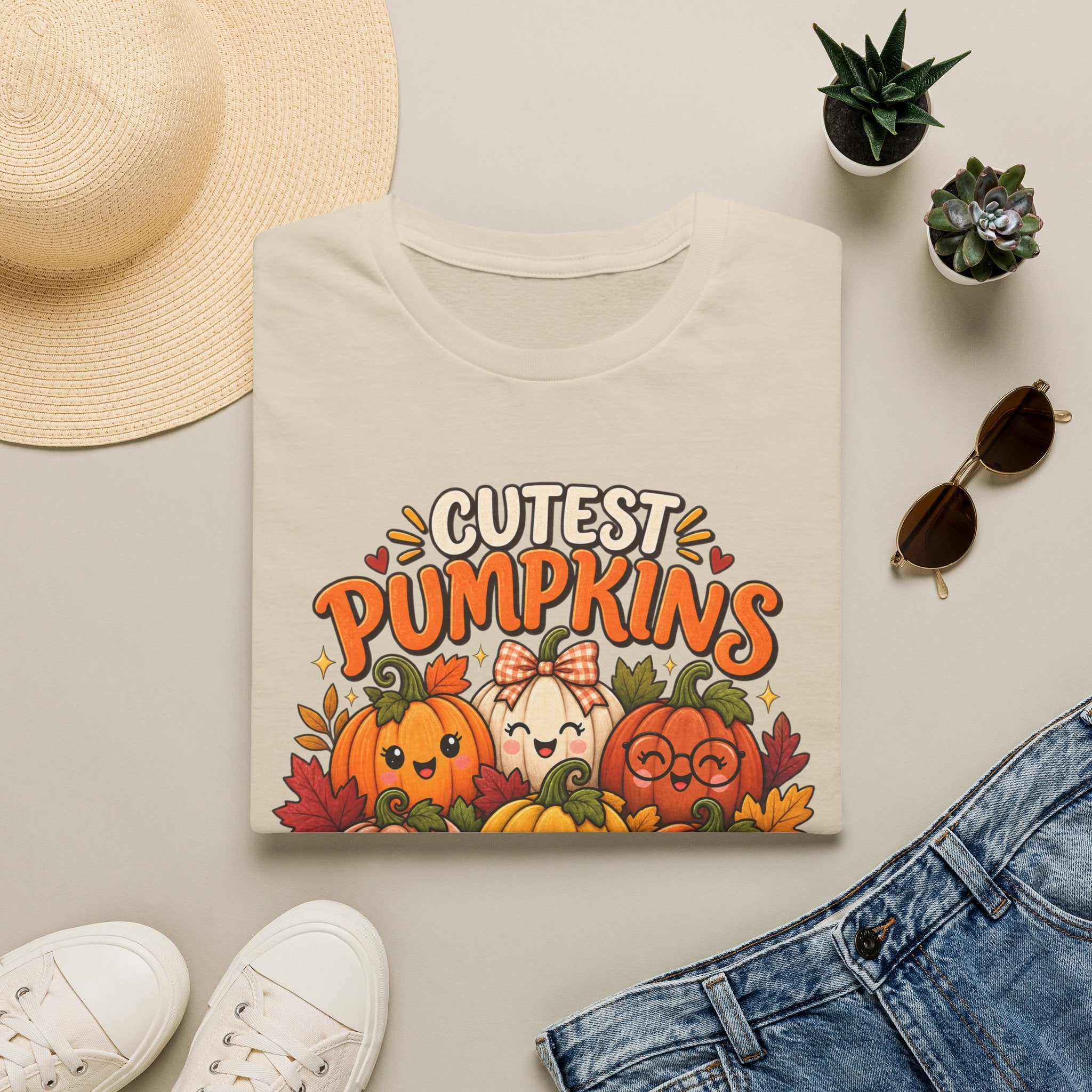 Cutest Pumpkins T-Shirt — Cute Fall Pumpkin Patch Graphic Tee