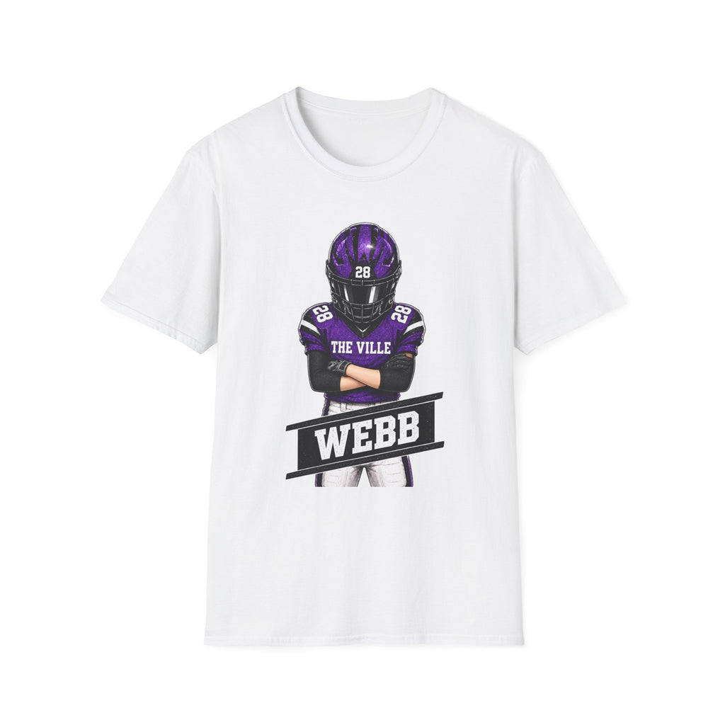 Football Player 'The Ville' Jersey Shirt — Webb #28 Fan Tee