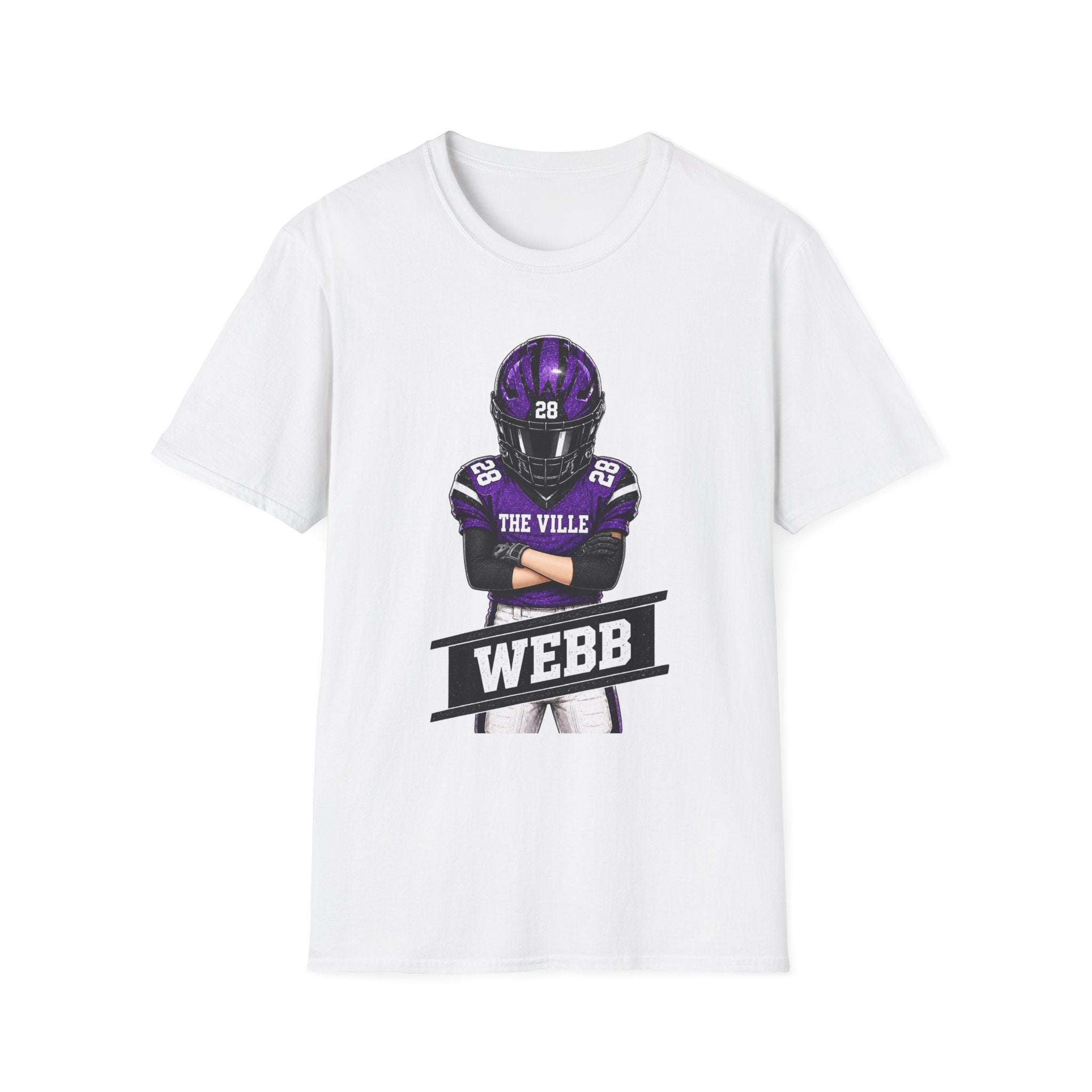 Football Player 'The Ville' Jersey Shirt — Webb #28 Fan Tee
