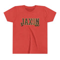 Youth Tee — 'Jaxon' Camo Football Name Shirt