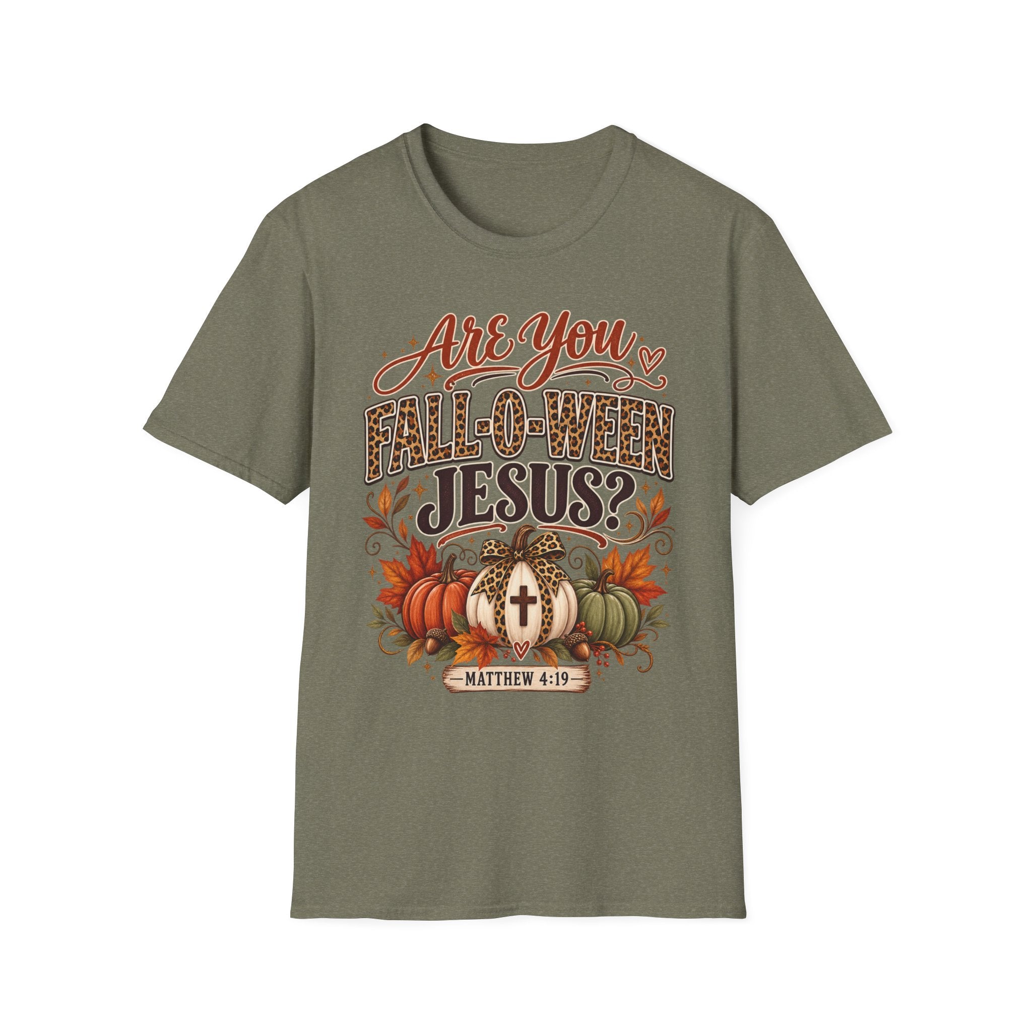 Are You Fall-O-Ween Jesus? T-Shirt — Christian Halloween Fall Graphic Tee