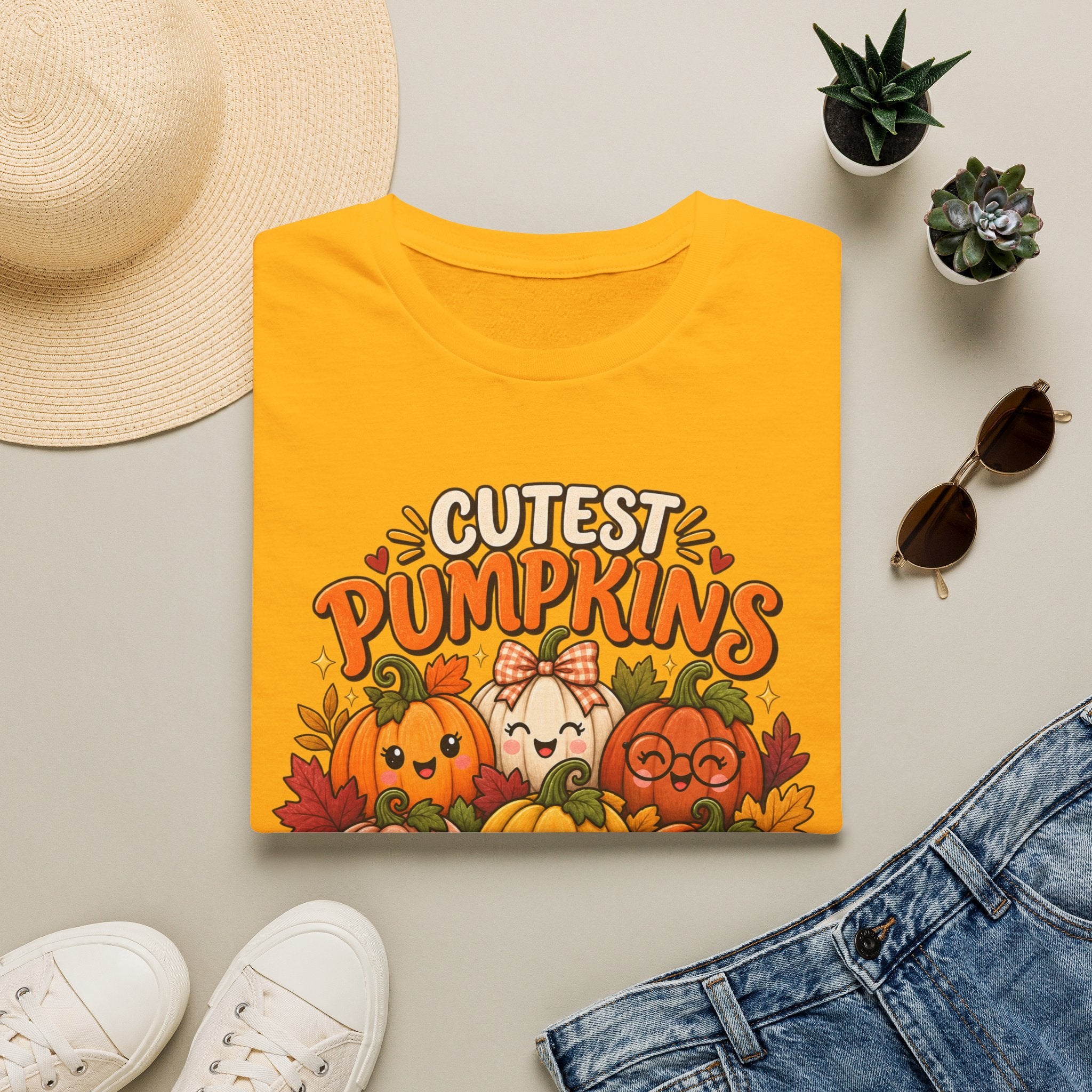 Cutest Pumpkins T-Shirt — Cute Fall Pumpkin Patch Graphic Tee