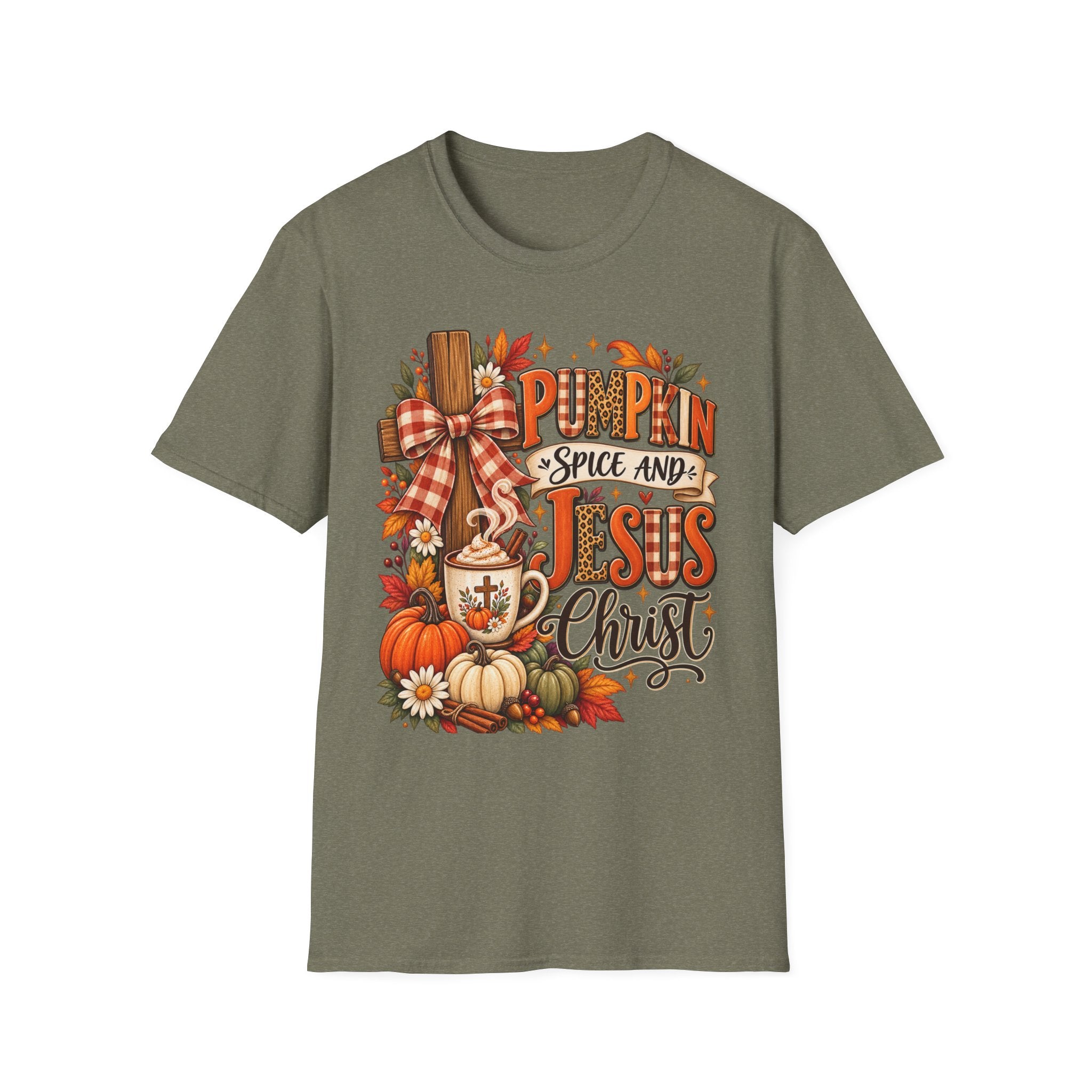 Pumpkin Spice and Jesus Fall T-Shirt