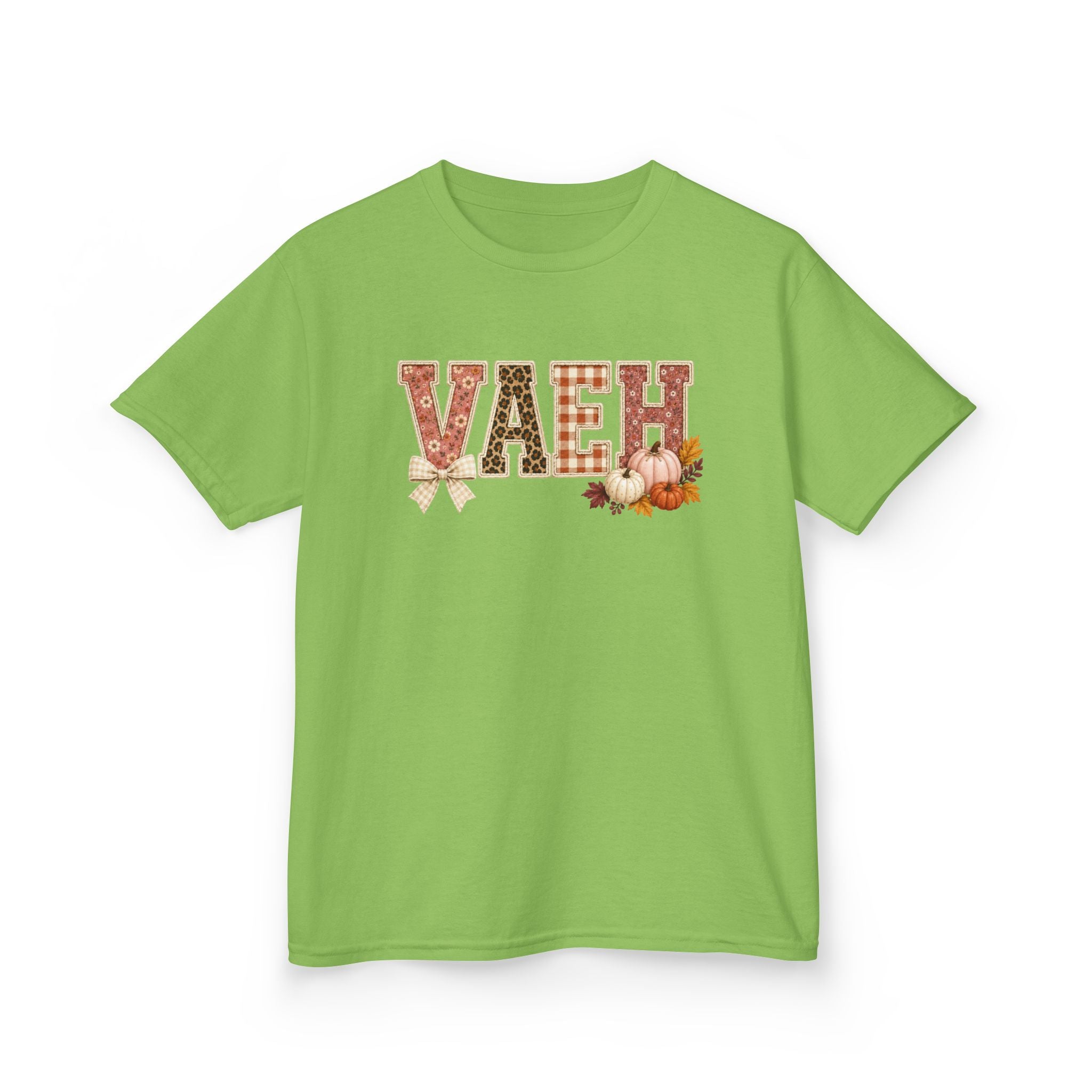 Kids Tee — 'VAEH' Autumn Floral Native-Inspired Design