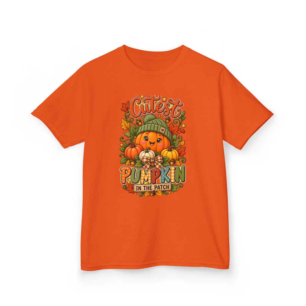 Kids "Cutest Pumpkin in the Patch" Tee — Fall Halloween Shirt for Toddlers