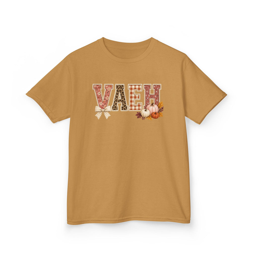 Kids Tee — 'VAEH' Autumn Floral Native-Inspired Design