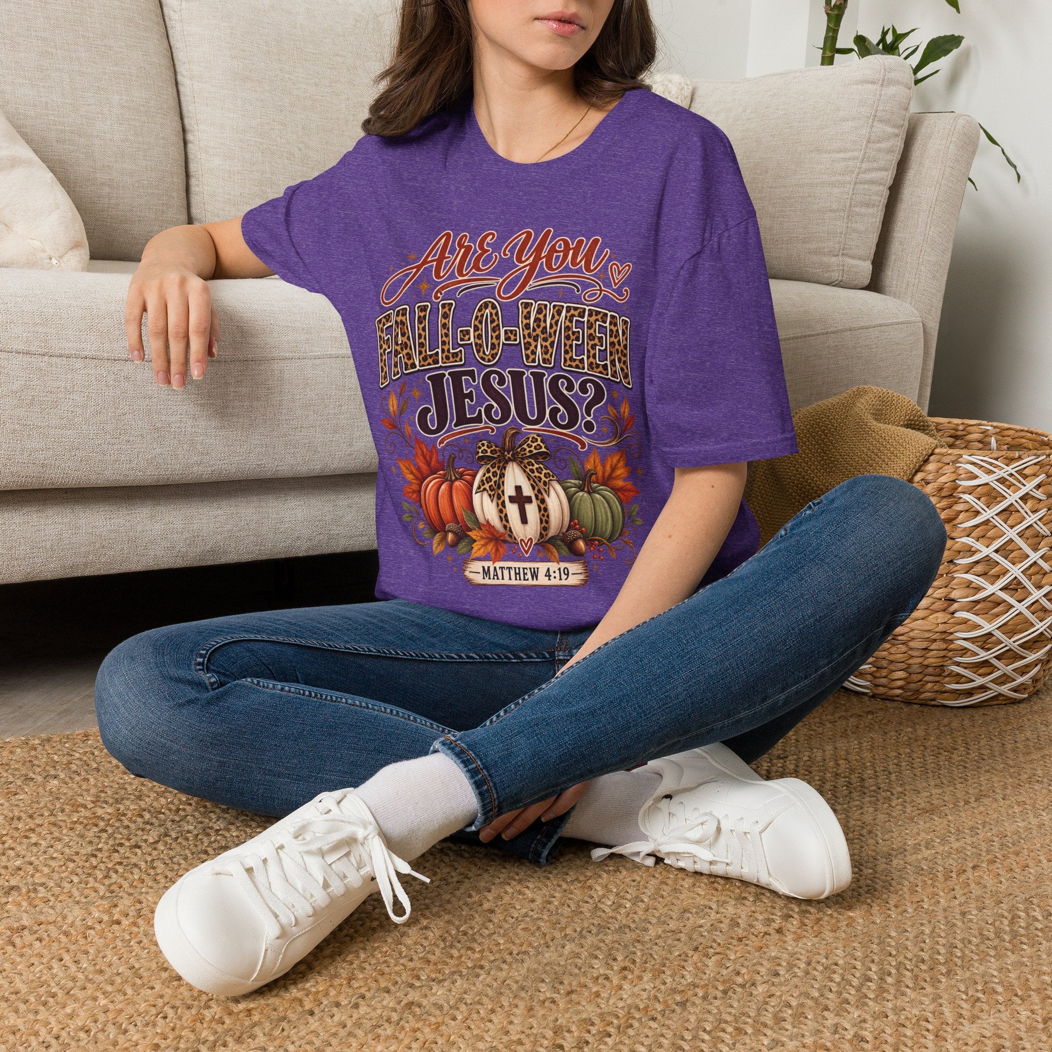 Are You Fall-O-Ween Jesus? T-Shirt — Christian Halloween Fall Graphic Tee