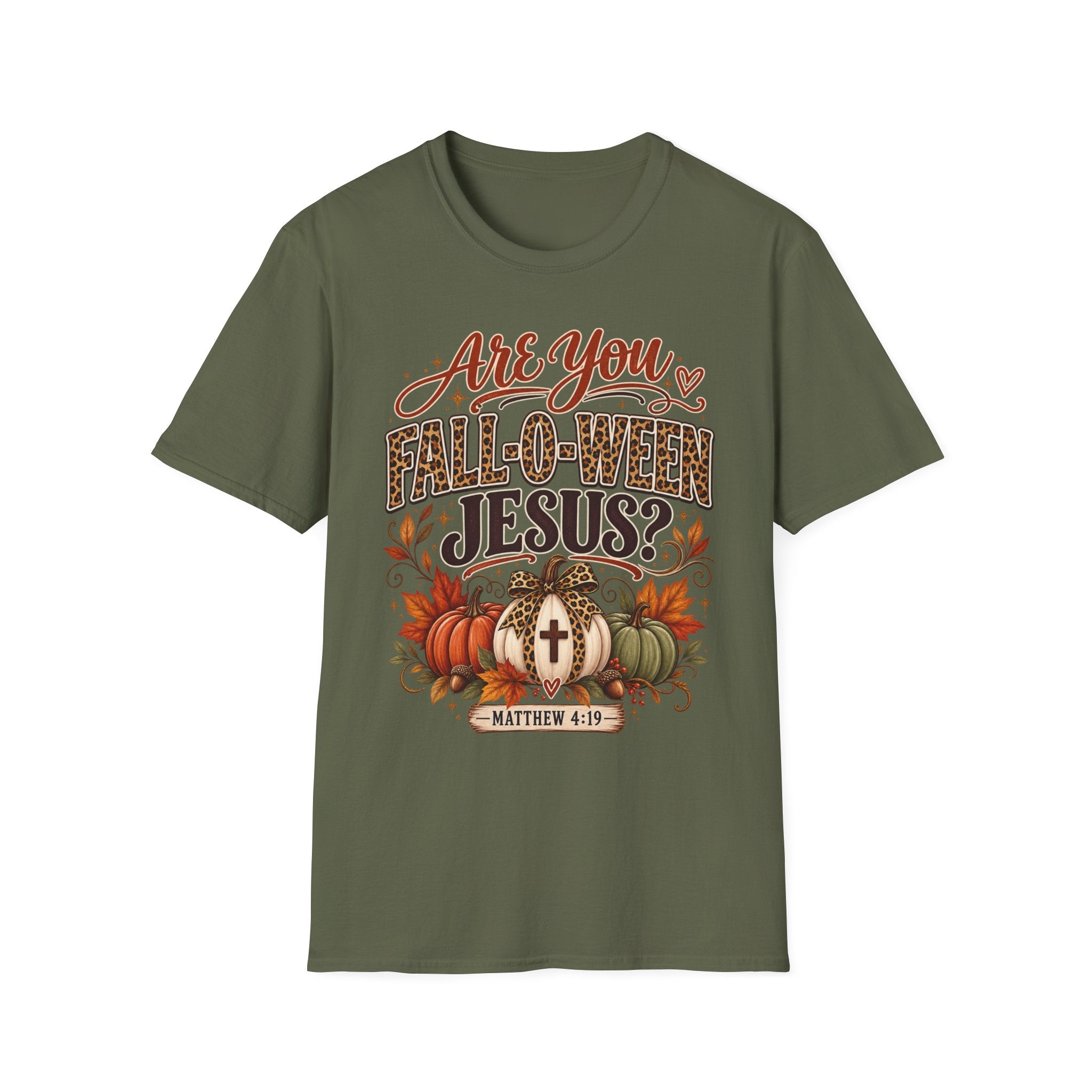 Are You Fall-O-Ween Jesus? T-Shirt — Christian Halloween Fall Graphic Tee