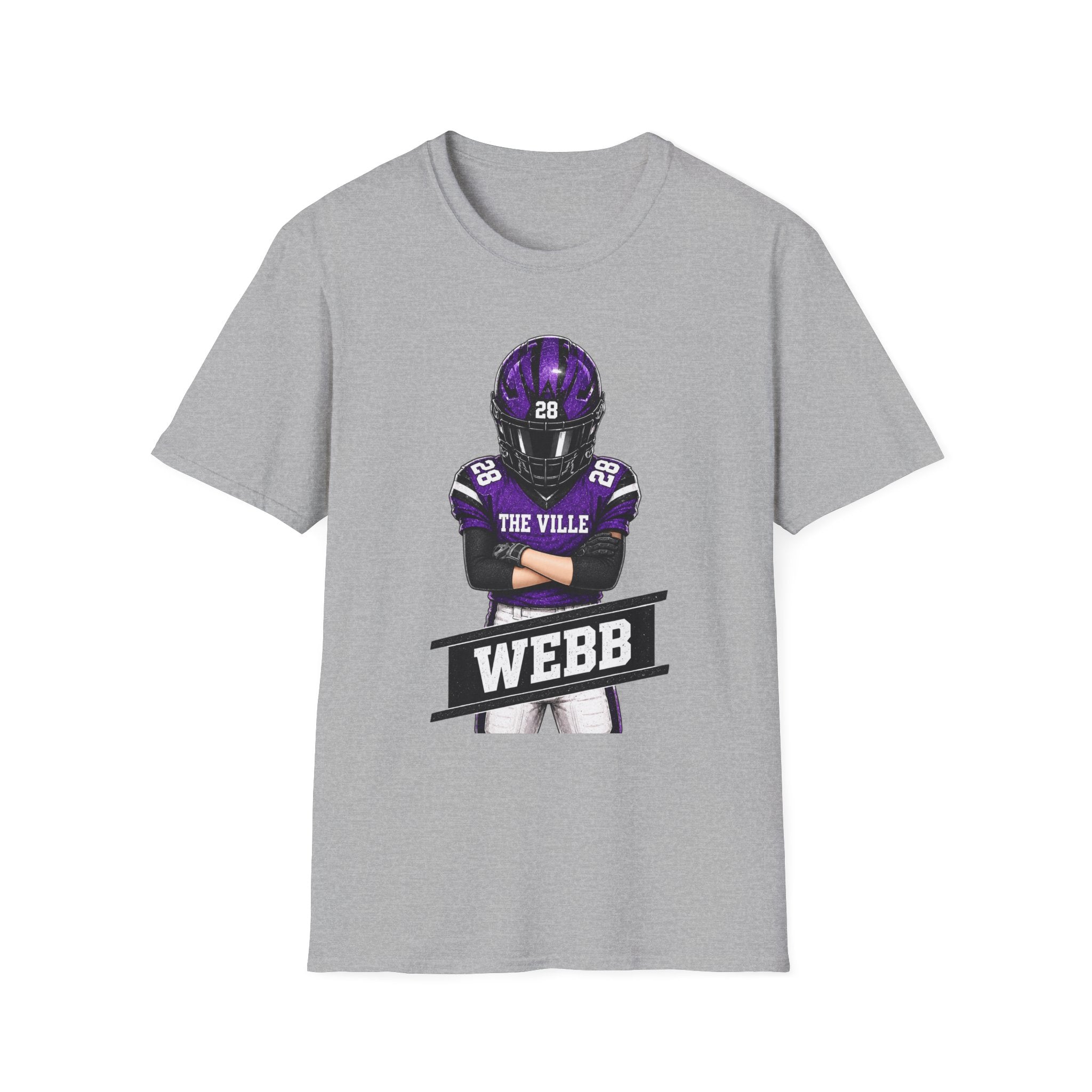 Football Player 'The Ville' Jersey Shirt — Webb #28 Fan Tee