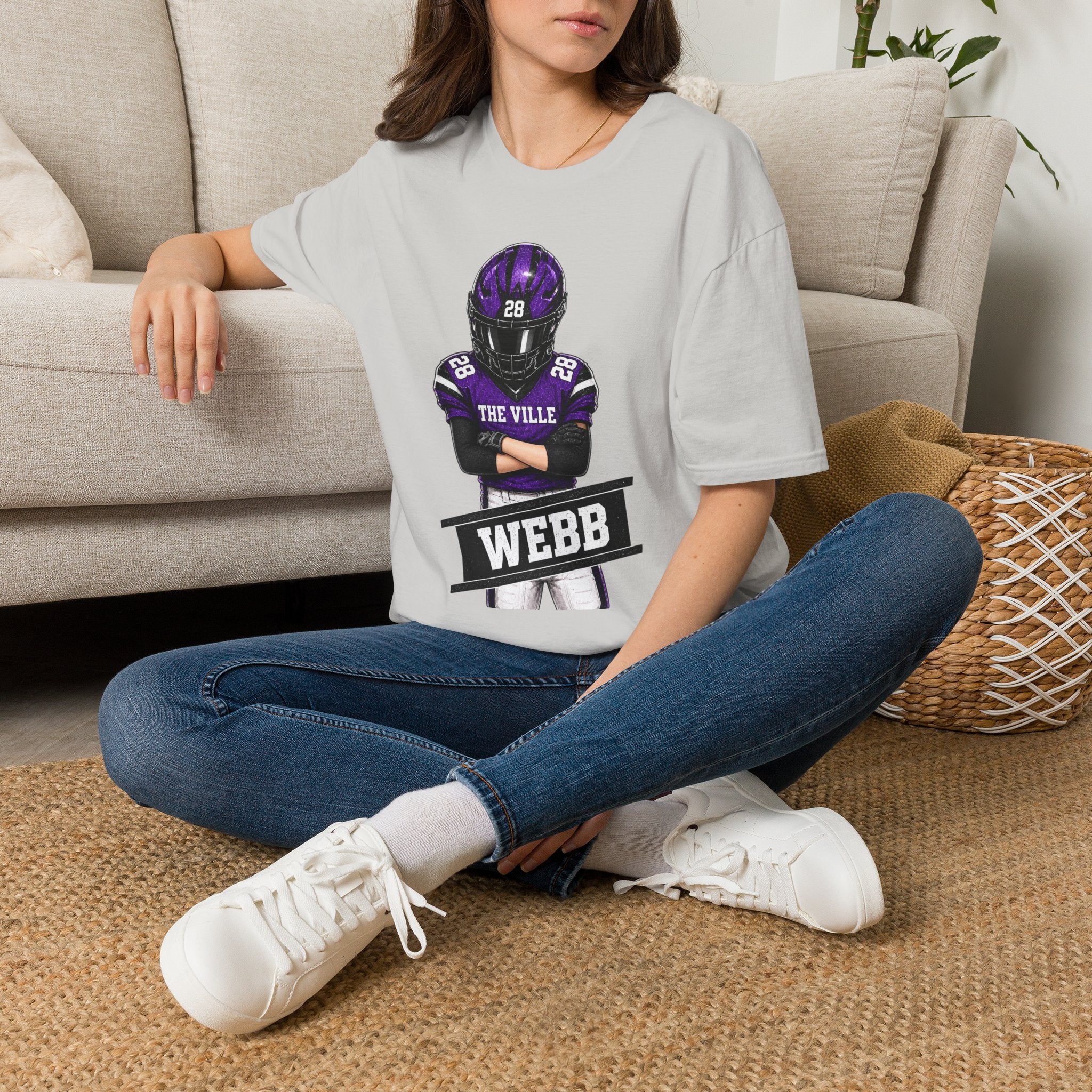 Football Player 'The Ville' Jersey Shirt — Webb #28 Fan Tee