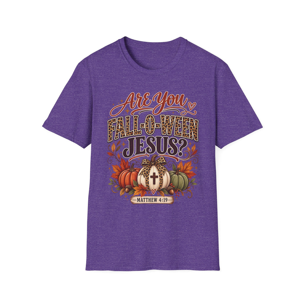 Are You Fall-O-Ween Jesus? T-Shirt — Christian Halloween Fall Graphic Tee