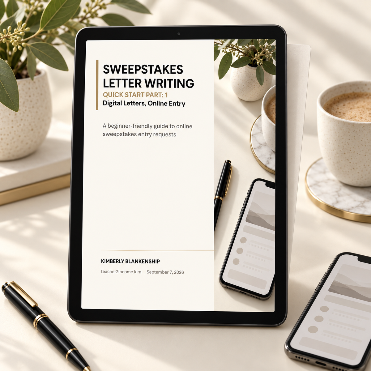 Sweepstakes Letter Writing Quick Start: Part 1 Digital/Online Entry